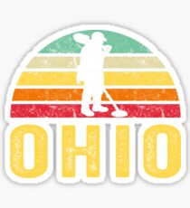 Ohio Treasure Finding Apparel Metal Detecting Gift Sticker