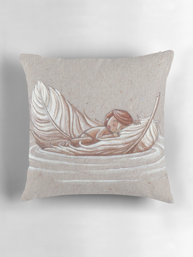 Thumbnail 3 of 4, Pillow, Soft Journey designed and sold by Eenuh.