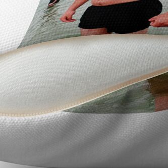 Alternate view of The Tanned of Arann # 2 Throw Pillow