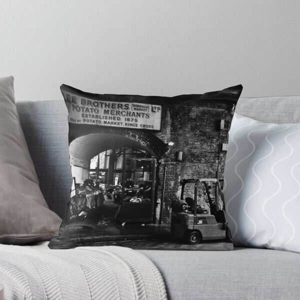 Ye Olde Borough Market, London, England Throw Pillow