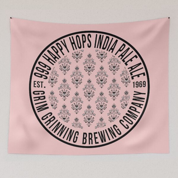 Item preview, 999 Happy Hops India Pale Ale Millennial Pink designed and sold by FandomTrading.