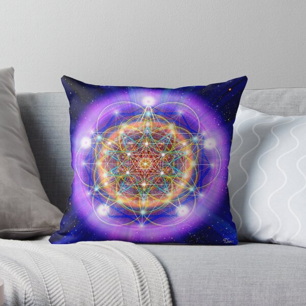 Sacred Geometry 36 Throw Pillow