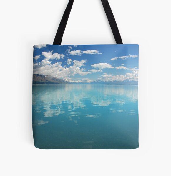 Lake Pukaki, New Zealand All Over Print Tote Bag