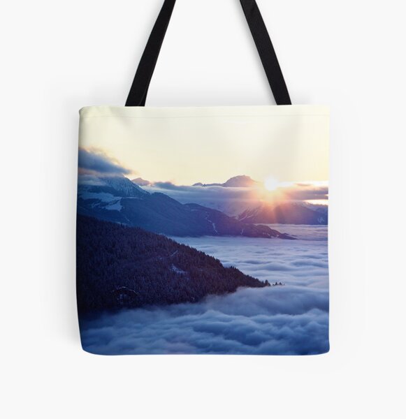Sunset Inversion All Over Print Tote Bag