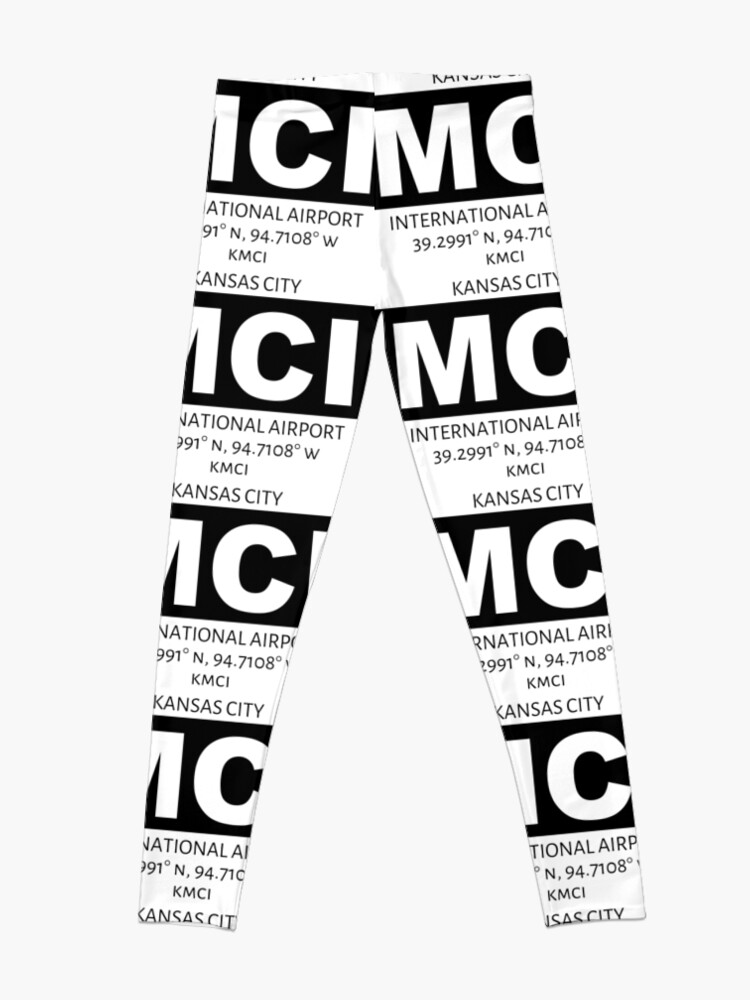 Alternate view of Kansas City International Airport MCI Leggings