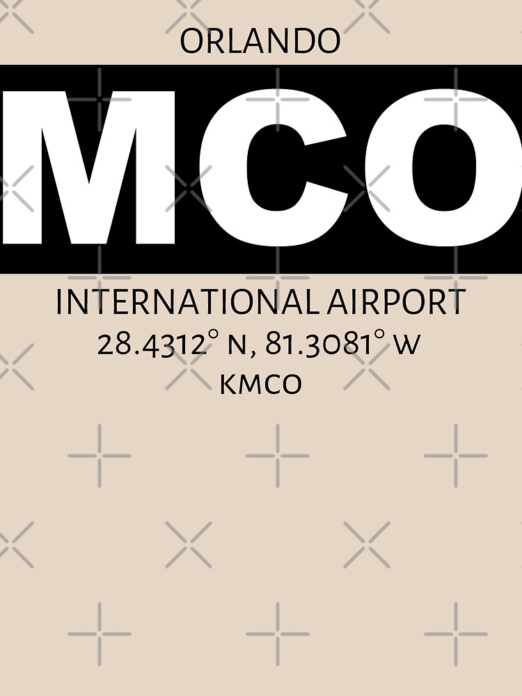 Thumbnail 7 of 7, Classic T-Shirt, Orlando International Airport MCO designed and sold by AvGeekCentral.