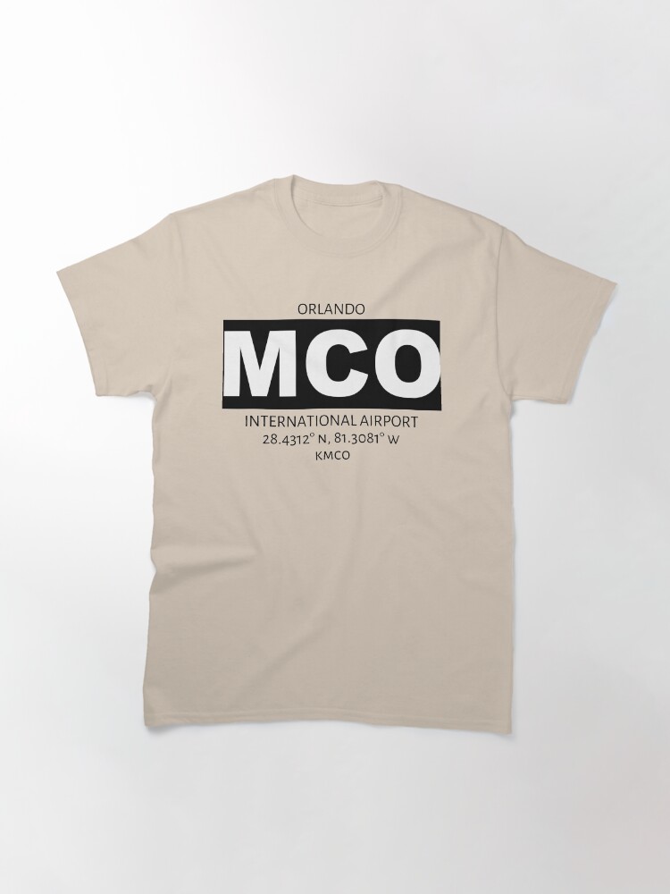 Thumbnail 2 of 7, Classic T-Shirt, Orlando International Airport MCO designed and sold by AvGeekCentral.