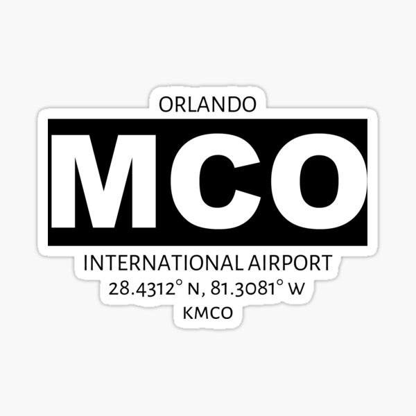 Orlando International Airport MCO Sticker