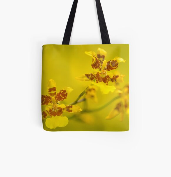 Oncidium sphacelatum All Over Print Tote Bag