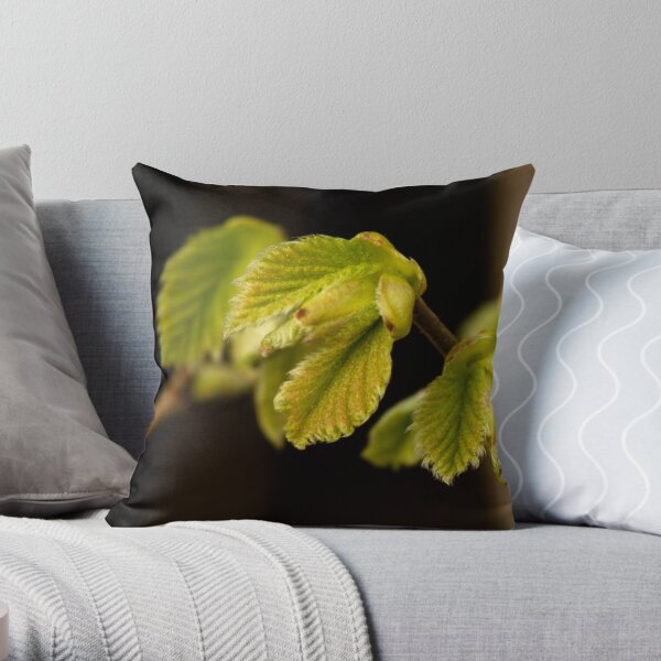 Quiet outburst of new life Throw Pillow