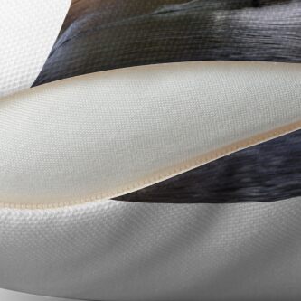 Alternate view of Swan Take-off Throw Pillow