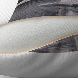 Alternate view of Swan: Landing Throw Pillow