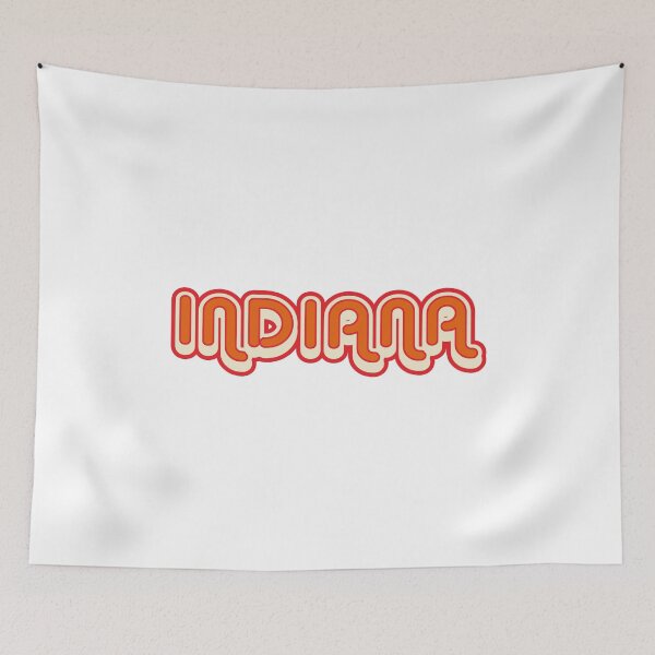 Item preview, Indiana retro 1970s vintage design with shadow designed and sold by webdango.