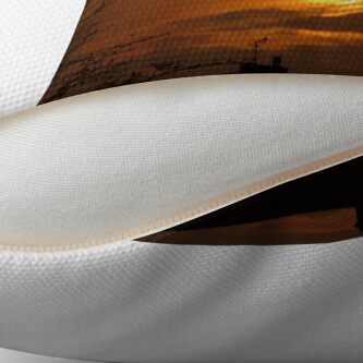 Alternate view of Golden Sunset 02 Throw Pillow