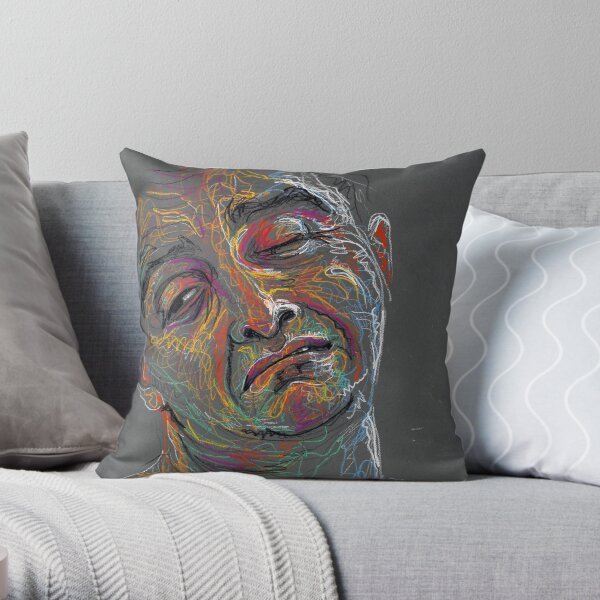 Cracked Throw Pillow