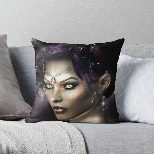 Woman In Repose Portrait Pillow