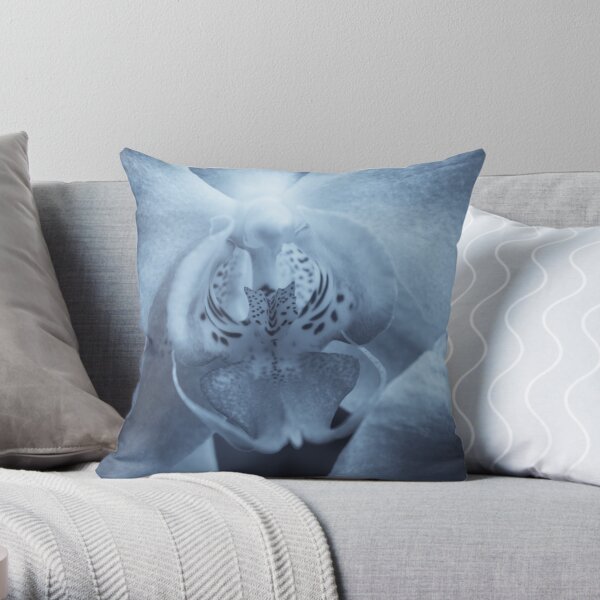 Moth Orchid Throw Pillow