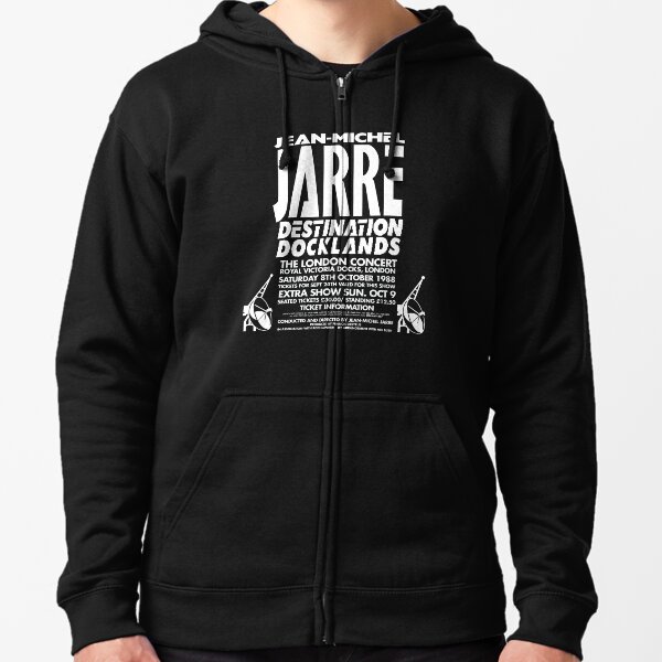 JEAN MICHEL JARRE - DESTINATION DOCKLANDS Zipped Hoodie