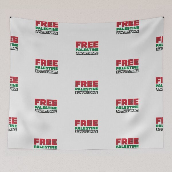 Item preview, Free Palestine, Boycott Israel designed and sold by BethsdaleArt.