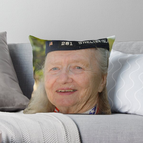 Grandma Memorial Day Parade Throw Pillow