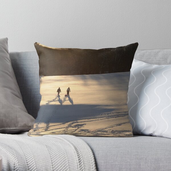 Making New Tracks Throw Pillow