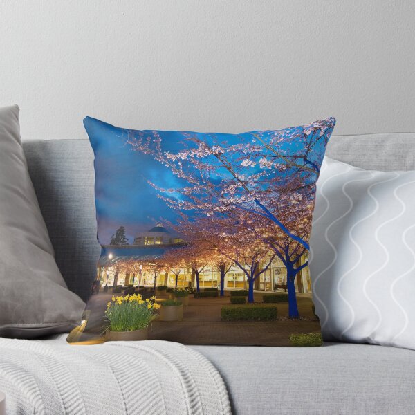 Item preview, Blue Trees at Sunset designed and sold by Tracy Riddell.