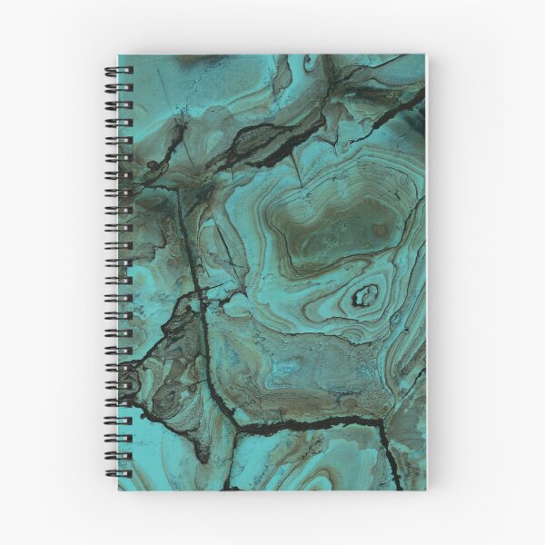 Item preview, Turquoise brown and black Quartz Abstract Marble designed and sold by infinitygrafix.