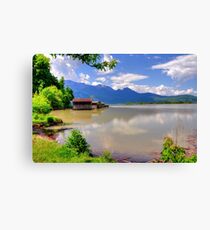 Beautiful shoreline Canvas Print