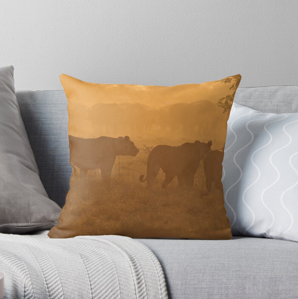 " Relentless Enemies 1 " - The hunt begins Throw Pillow