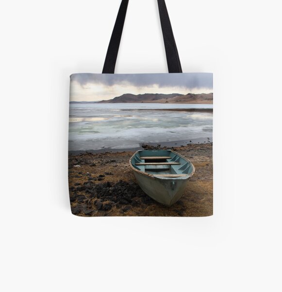 Sunset on the lake All Over Print Tote Bag