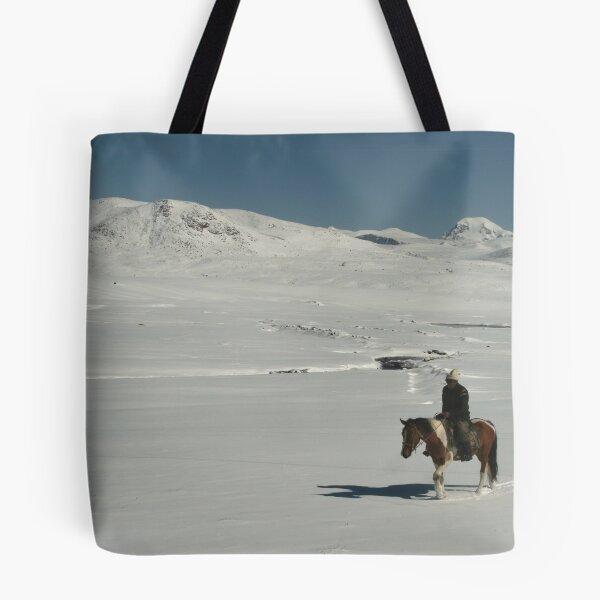 Item preview, Rider on snow covered mountain plain, Tien-Shan, Kyrgyzstan designed and sold by Michal Cerny.