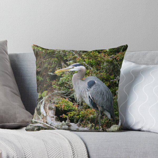 Item preview, Great Blue Heron on Log designed and sold by Randall Ingalls.