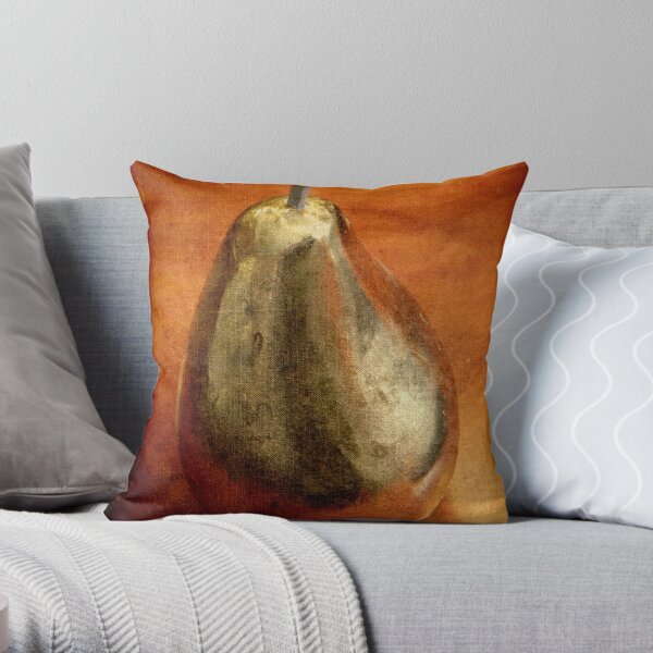 A pear © Throw Pillow
