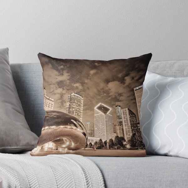 Item preview, Chicago Skyline by night designed and sold by danwa.