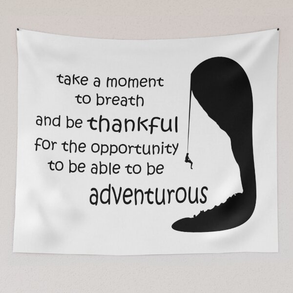 Item preview, take a moment to breath and be thankful designed and sold by climbing-tees.