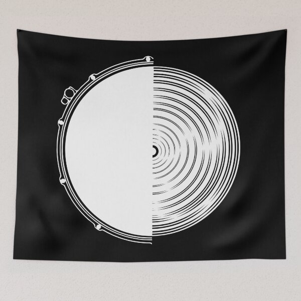 Item preview,  Snare Cymbal Split (White) designed and sold by Vuriah-Tee.