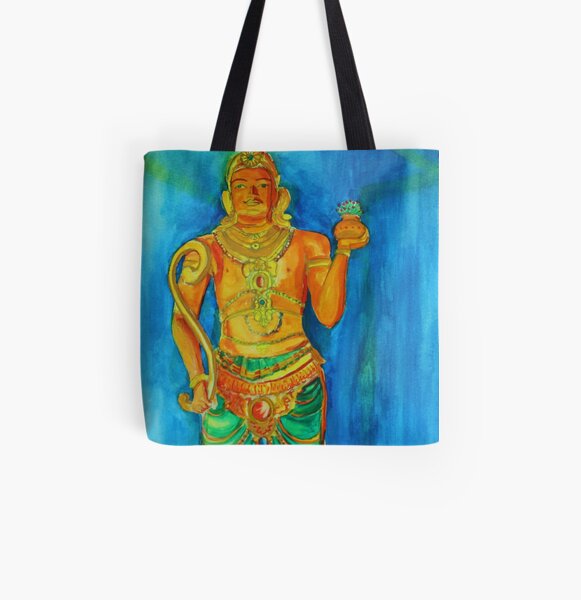 Temple All Over Print Tote Bag