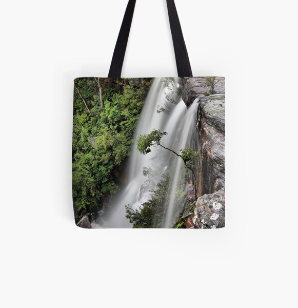 America Bay waterfall All Over Print Tote Bag
