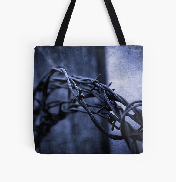 Tangled Up In Blue All Over Print Tote Bag