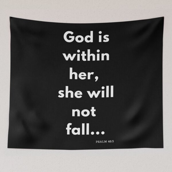 Item preview, God is within her, she will not fall psalm 46:5 designed and sold by johntip1.
