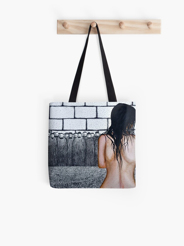 Thumbnail 1 of 2, Tote Bag, The Woman Caught in Adultery designed and sold by nakedpastor.