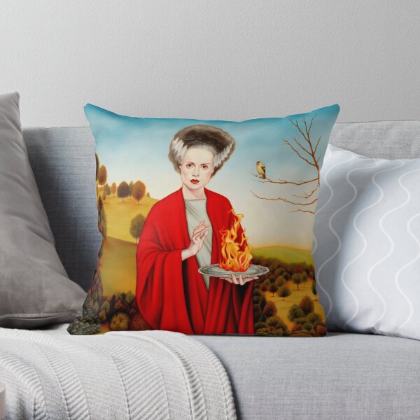 Song of the Goldfinch Throw Pillow