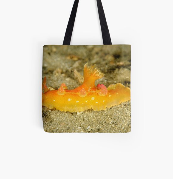 Nudibranch - Plocamorpherus imperialis All Over Print Tote Bag