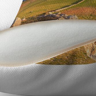 Alternate view of Neist Point (2) Throw Pillow