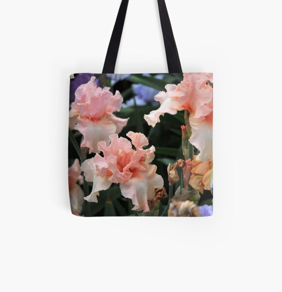 Auvers Iris L All Over Print Tote Bag