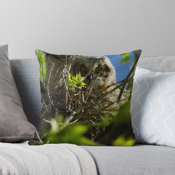 Item preview, Mom and Fledgling Great Horned Owls designed and sold by Klaus Girk.