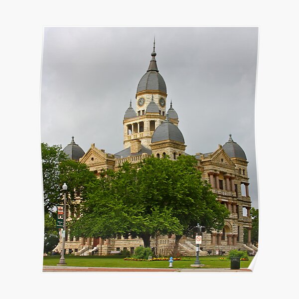 Courthouse on the square Poster