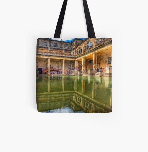 The Great Bath, in Bath, U.K. All Over Print Tote Bag