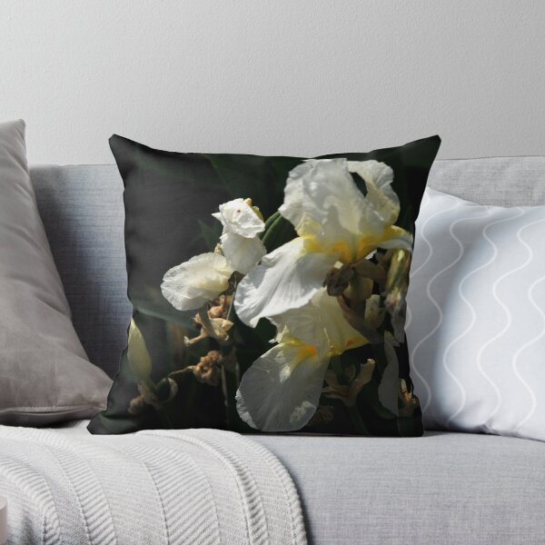 Auvers Iris M Throw Pillow