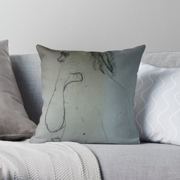 Deep in thought Throw Pillow
